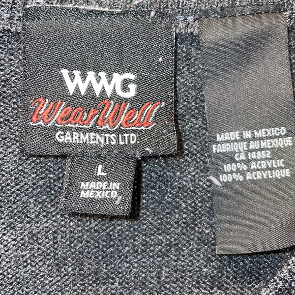 CO-OP grocery country store staff sweater perfect shape grey collection size LG - Picture 5 of 6